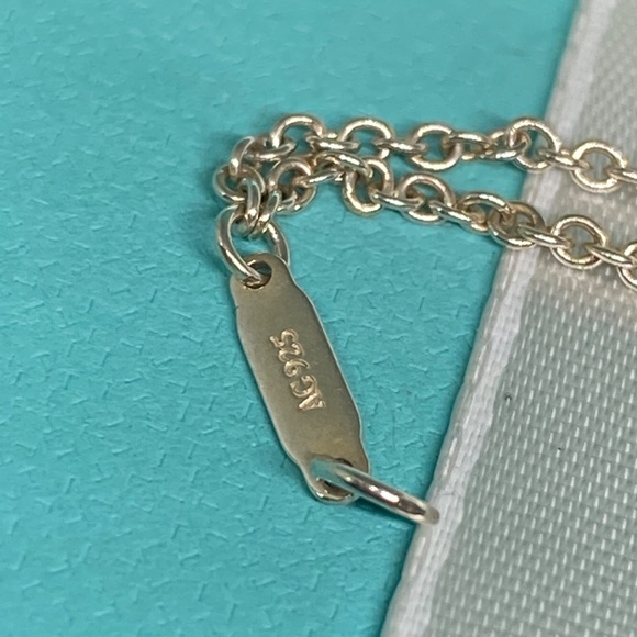 Tiffany & Co blue enamel infinity bracelet Small - Picture 3 of 7